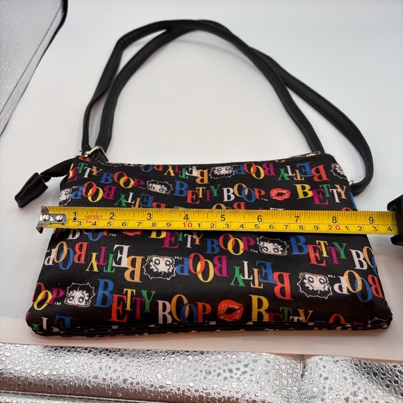 Betty Boop Y2K Style Rainbow Pattern Cartoon Character Small Purse Shoulder Bag - Picture 12 of 14
